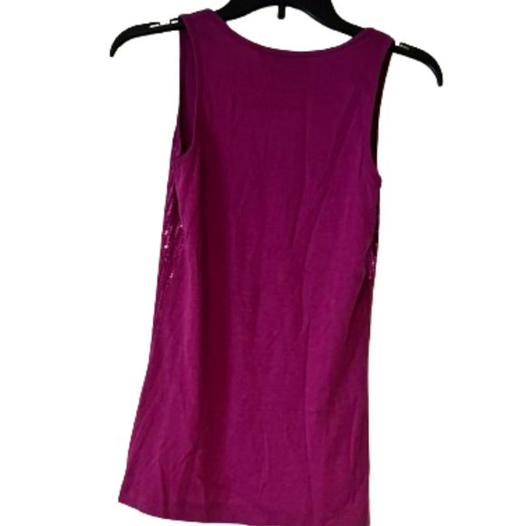 Apt 9 Pink Sequin Front Tank Top - Small - Picture 3 of 3